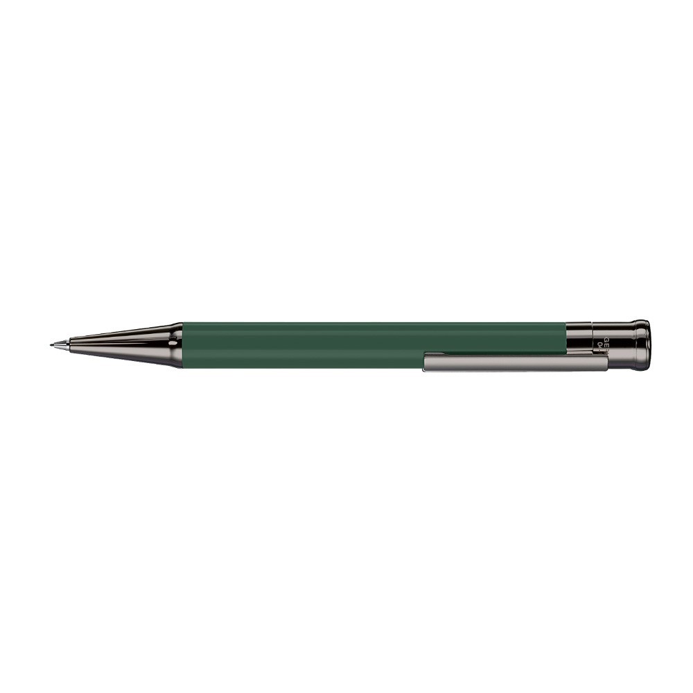 Otto Hutt Design 04 Shiny Sage Green Ruthenium Plated Mechanical Pencil
