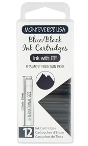 Monteverde Ink Cartridges Blue/Black