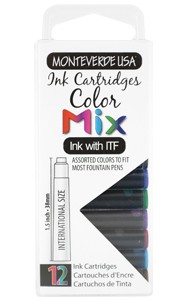 Monteverde Ink Cartridges Color Mix