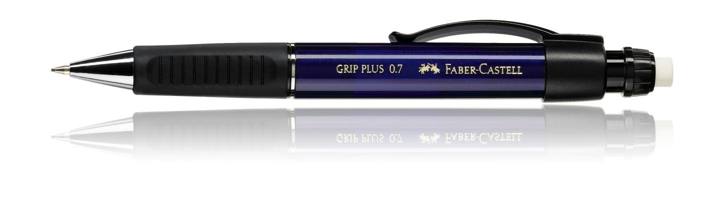Faber Castell Design GRIP PLUS Pencil 0.7mm Metallic Blue