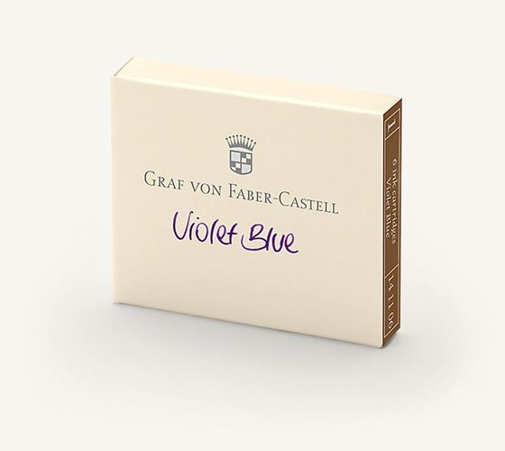 Graf von Faber-Castell Fountain Pen Ink Cartridges Violet Blue