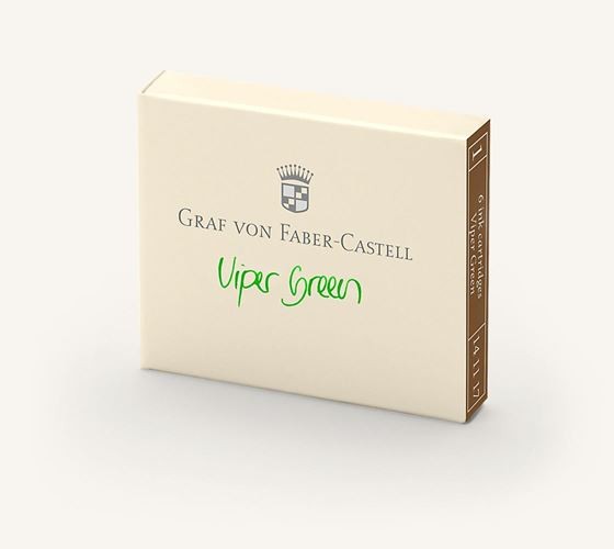 Graf von Faber-Castell Fountain Pen Ink Cartridges Viper Green