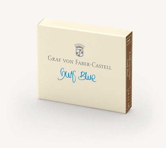 Graf von Faber-Castell Fountain Pen Ink Cartridges Gulf Blue