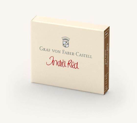 Graf von Faber-Castell Fountain Pen Ink Cartridges India Red
