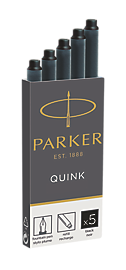 Parker Fountain Pen Ink Cartridge Black