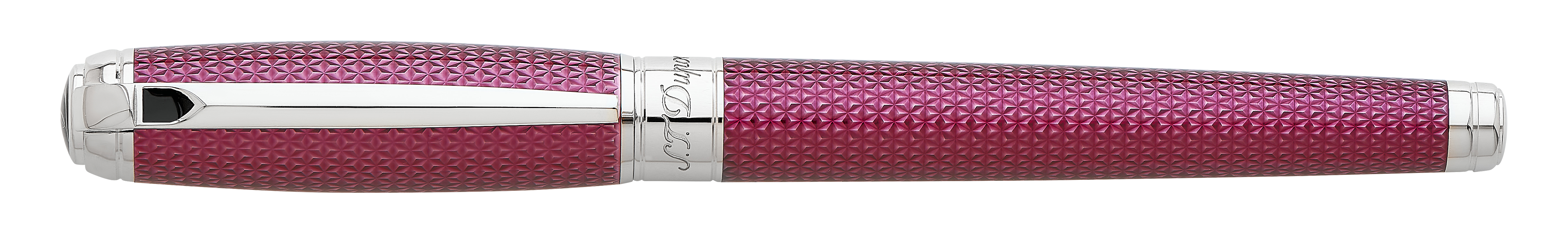 S.T. Dupont Line D Firehead Guilloche Amethyst Rollerball