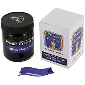 Private Reserve Bottled Ink Black Magic Blue