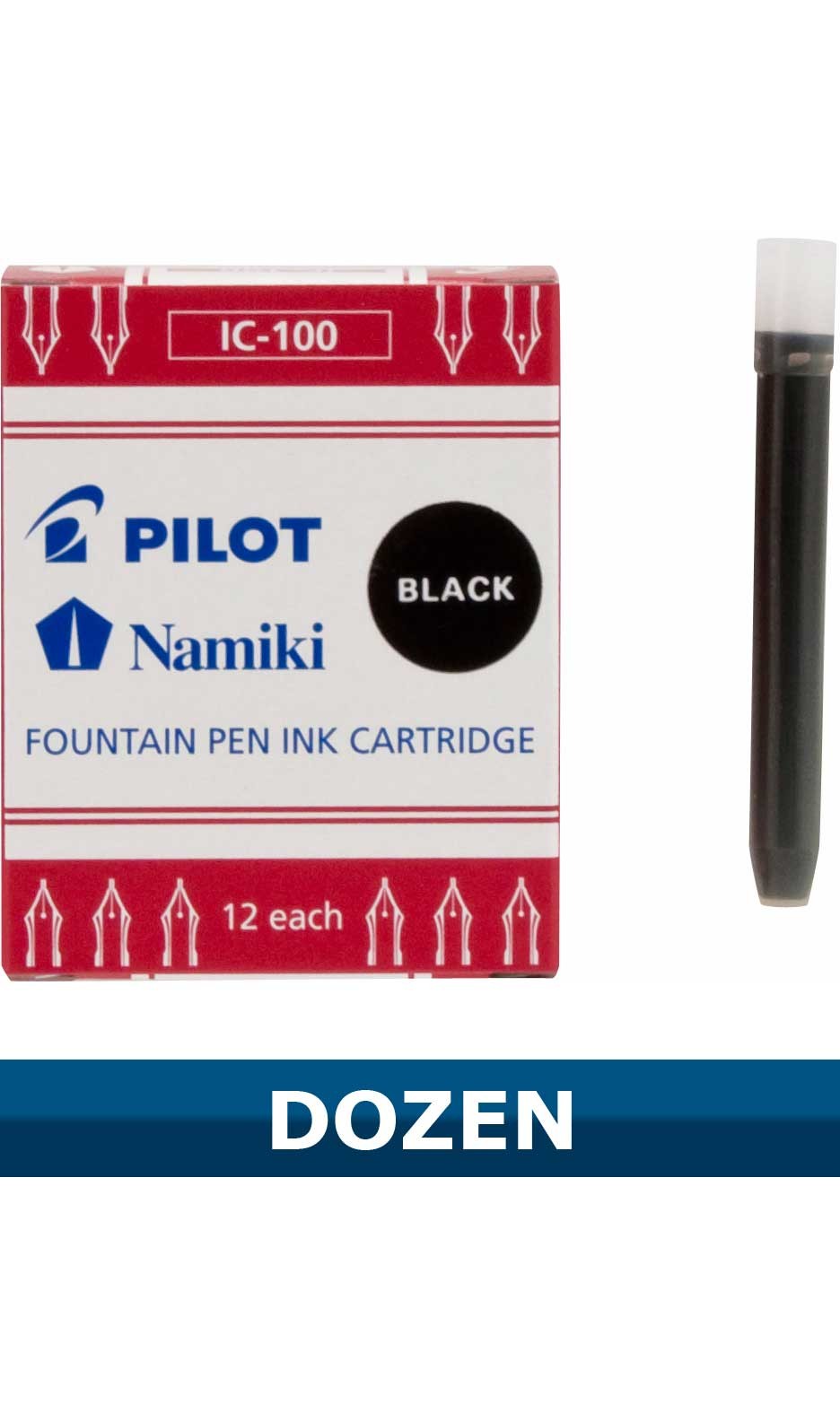 Pilot Namki Black Ink Cartridges