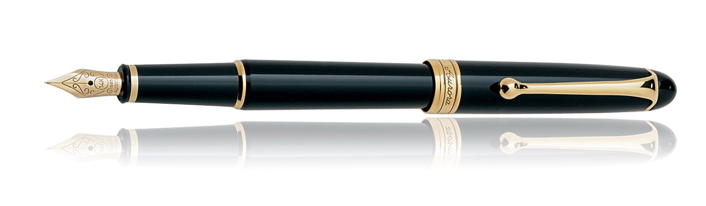Aurora 88 Small Fountain Pen with Gold Trim