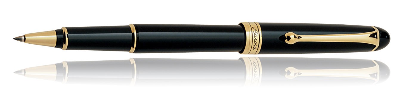 Aurora 88 Rollerball Pen with Gold Trim