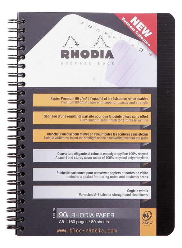 Rhodia Rhodiactive Address Book