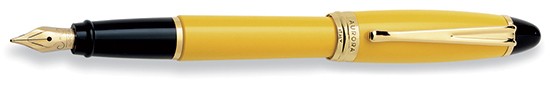 Aurora Ipsilon Resin Yellow Fountain Pen