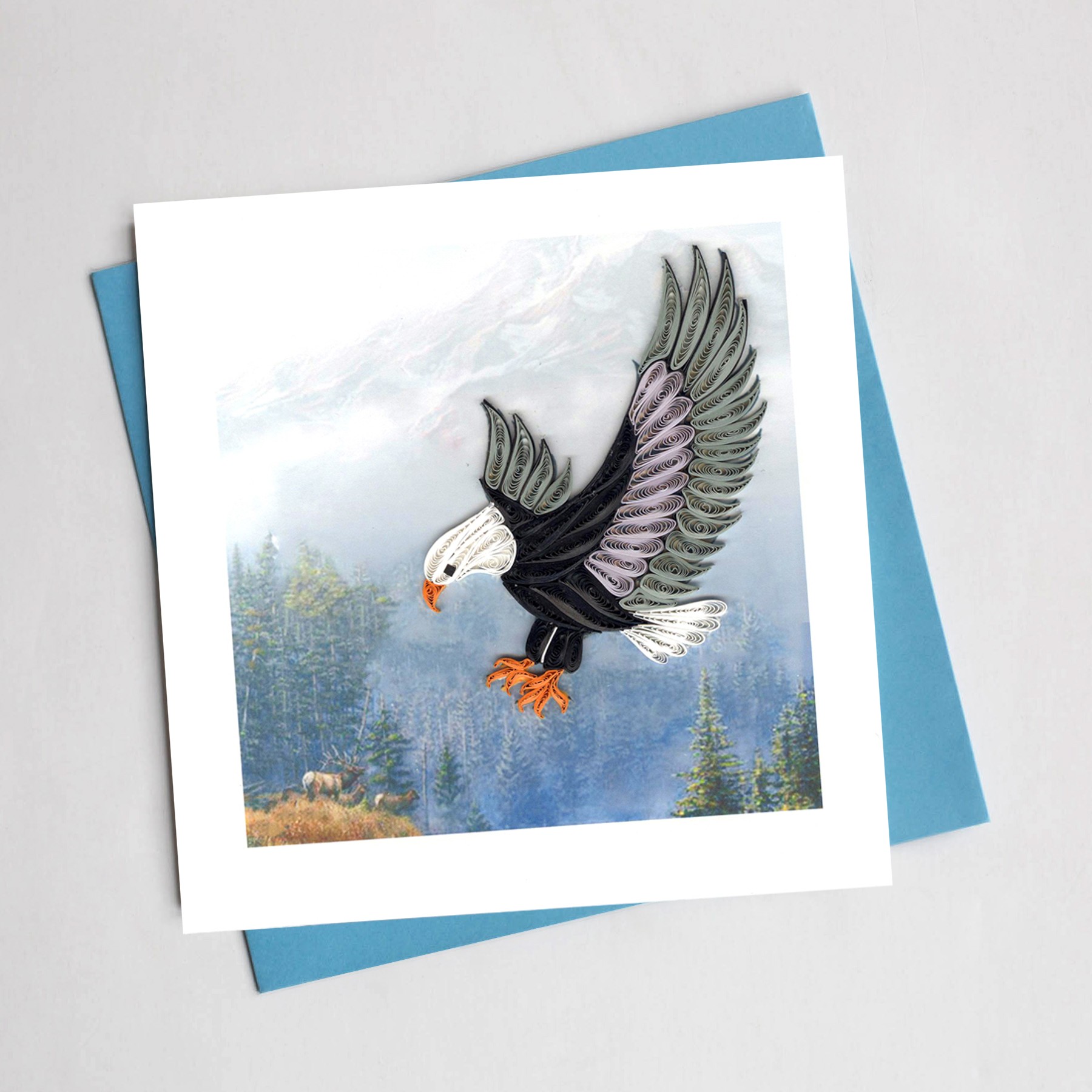 Quilling Card Flying Eagle BL1011