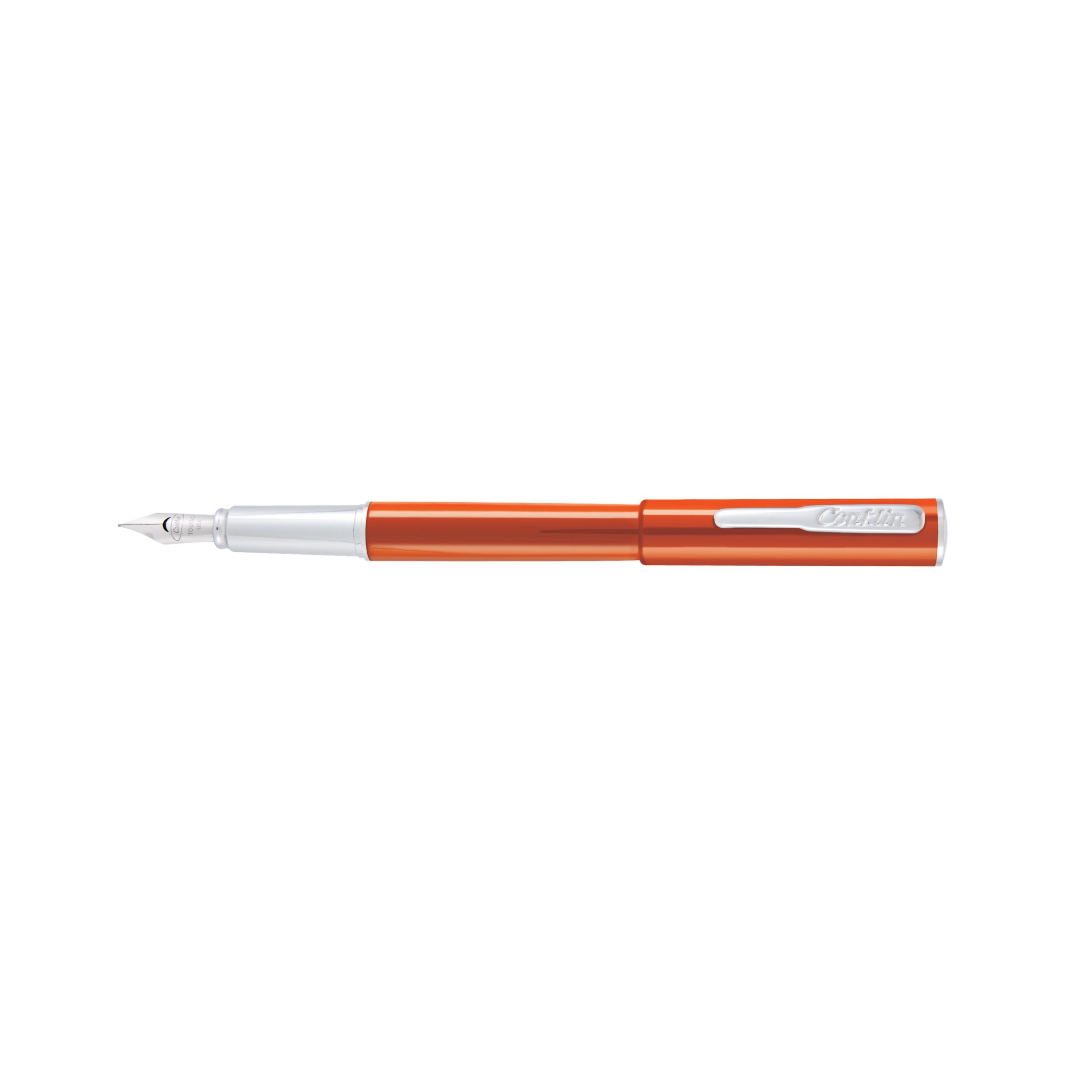 Conklin Coronet Fountain Pen Orange