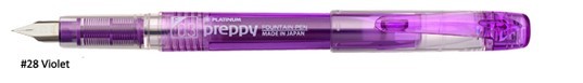 Platinum Preppy Fountain Pen Purple