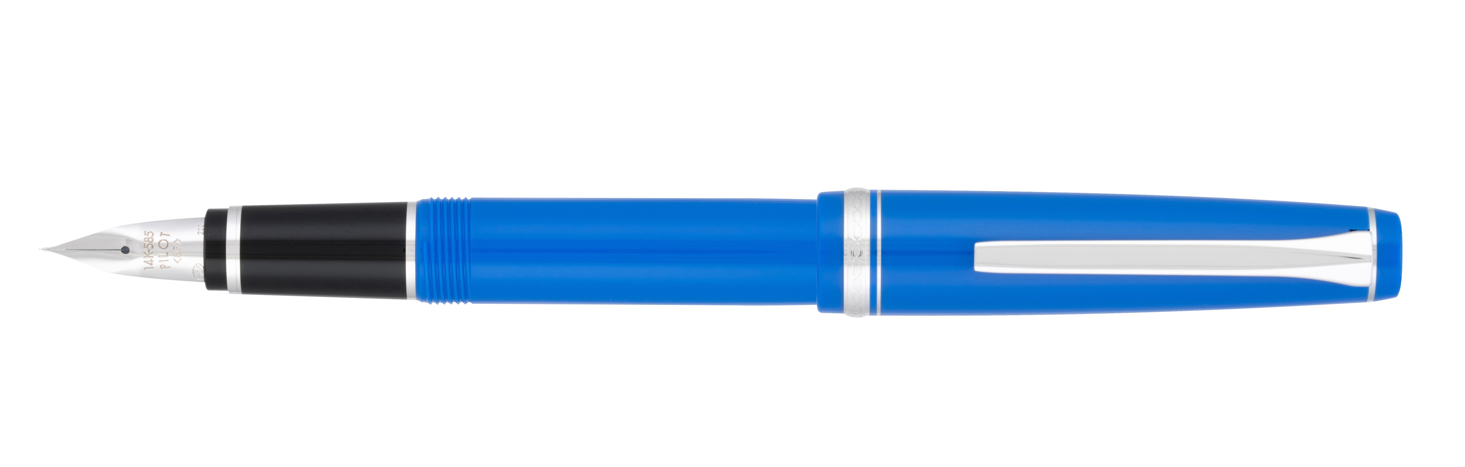 Pilot Falcon Blue with Rhodium Plated Trim Fountain Pen