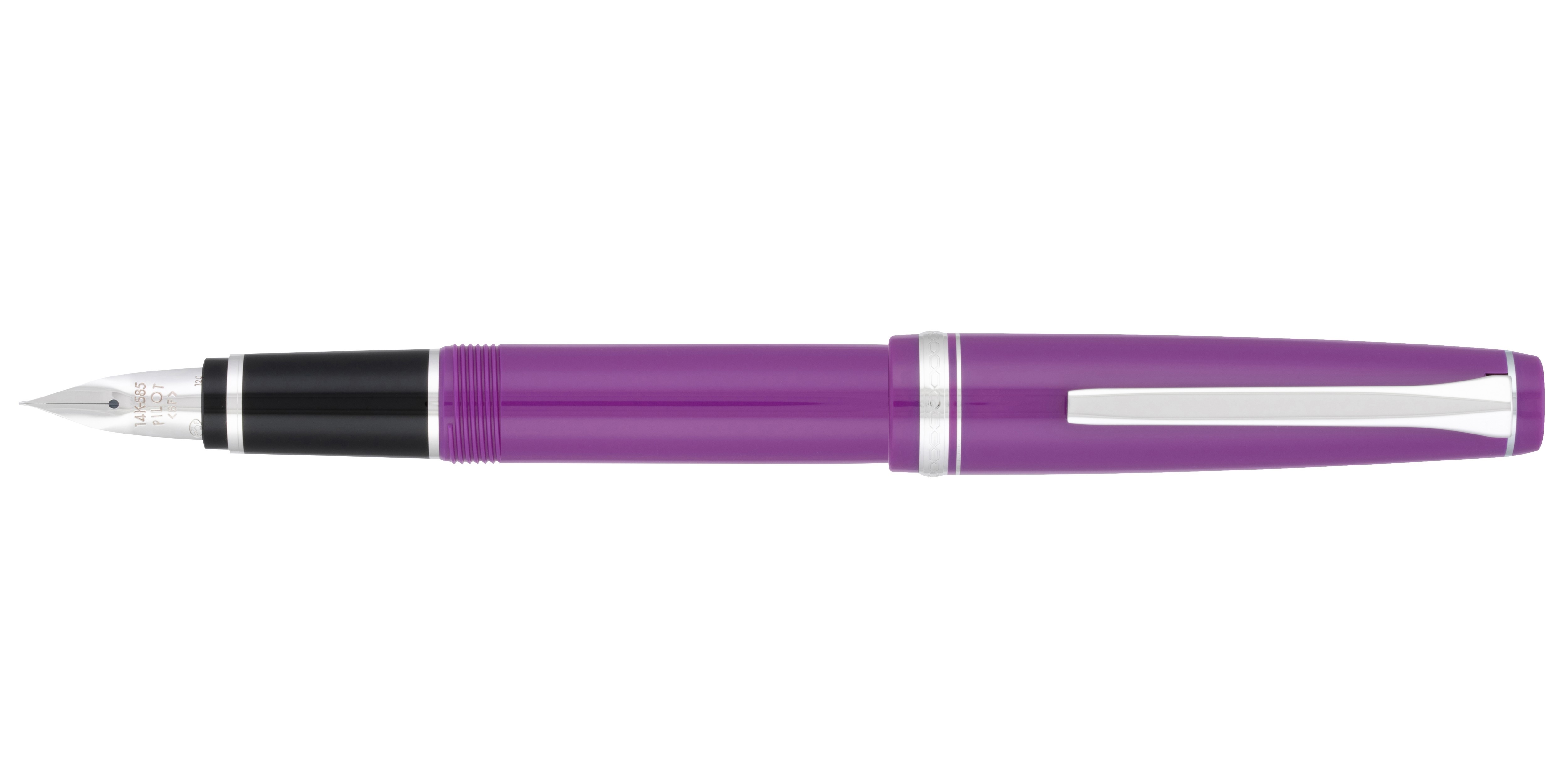 Pilot Falcon Purple with Rhodium Plated Trim Fountain Pen