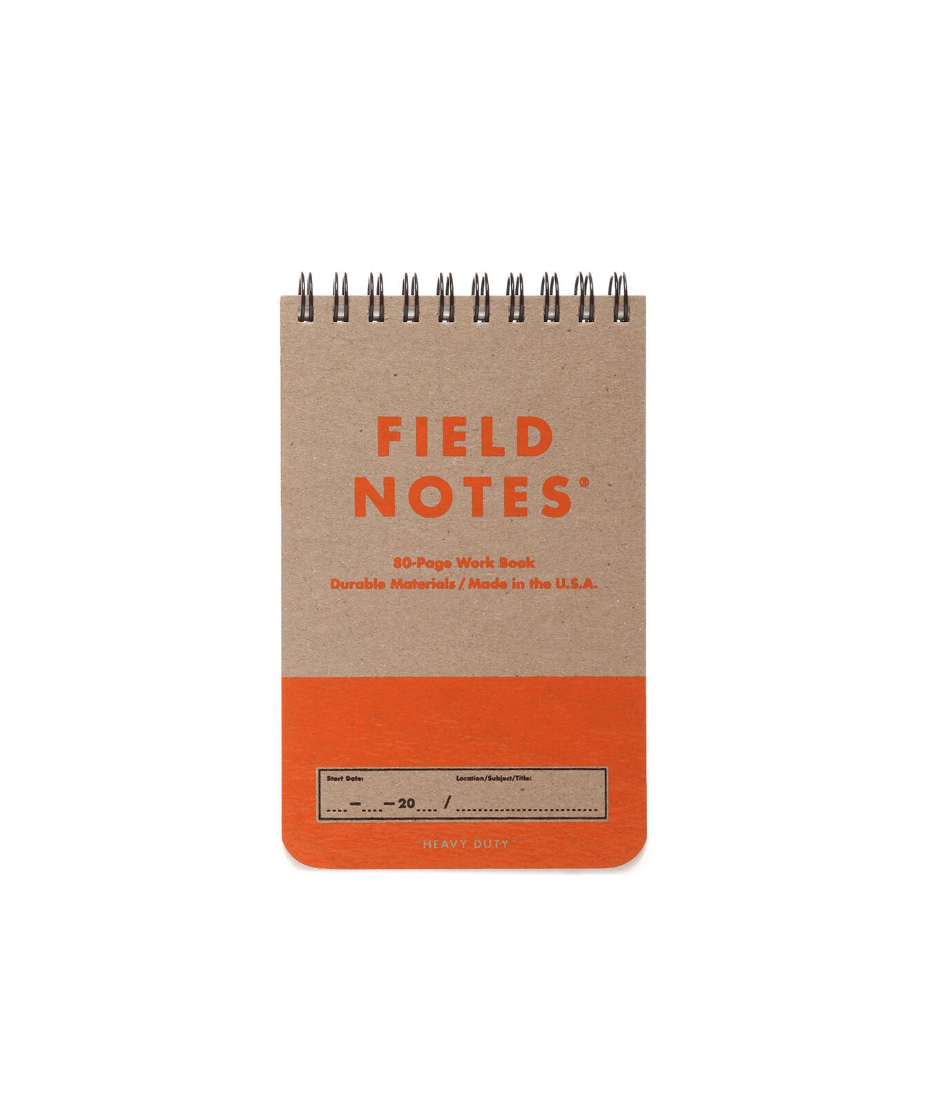 Field Notes Heavy Duty Memo-Sized Work Book 2-Pack