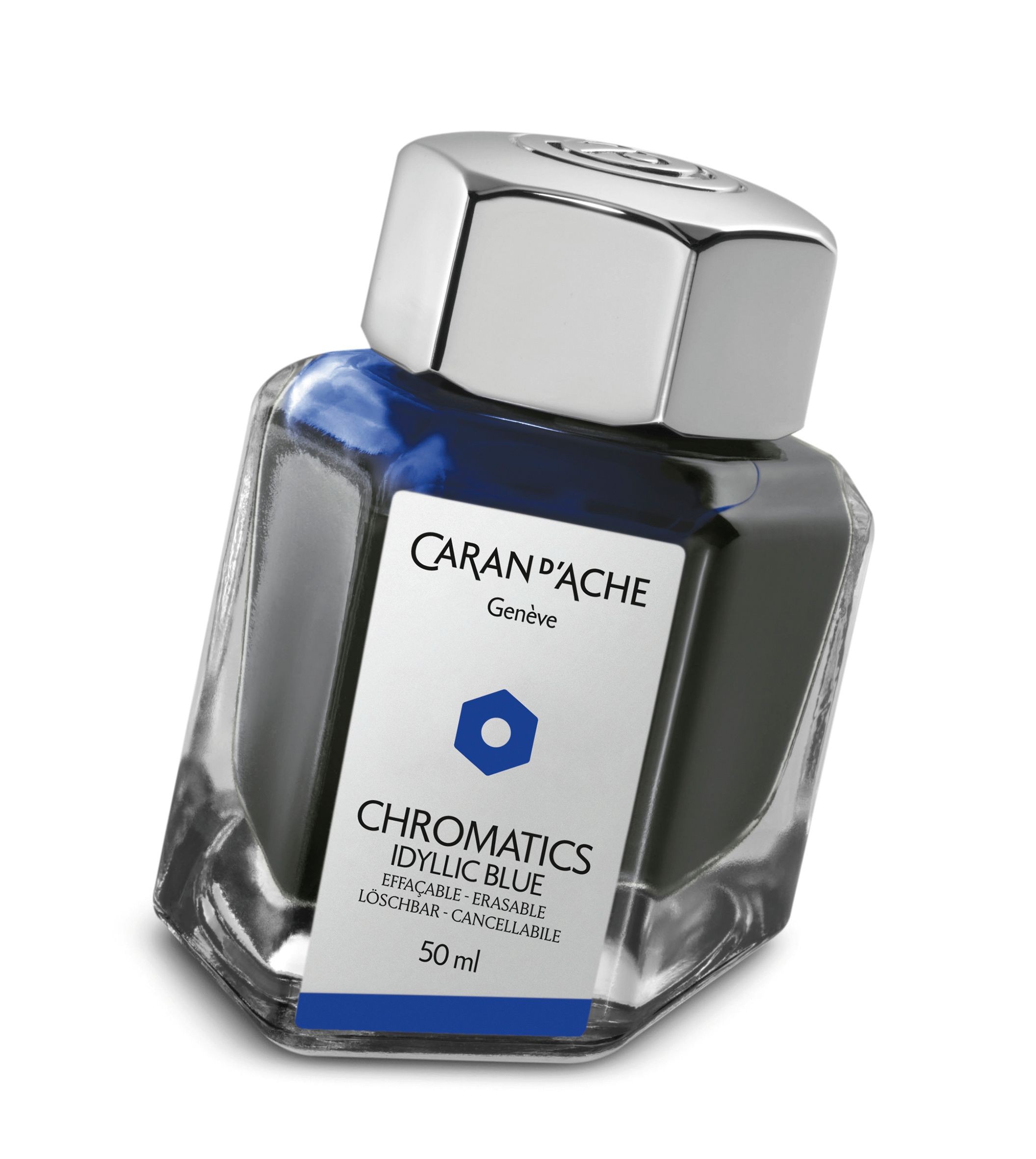 Caran d'Ache Chromatics Bottled Ink Idyllic Blue