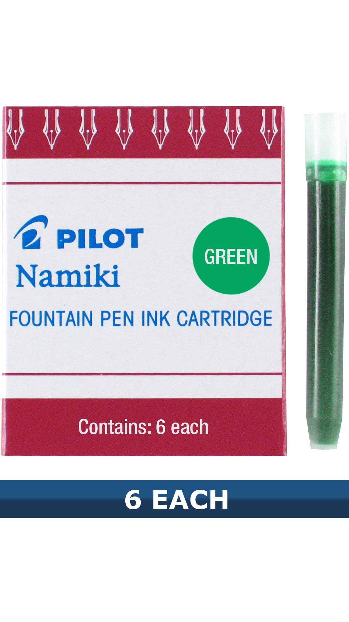 Pilot Namki Green Ink Cartridges