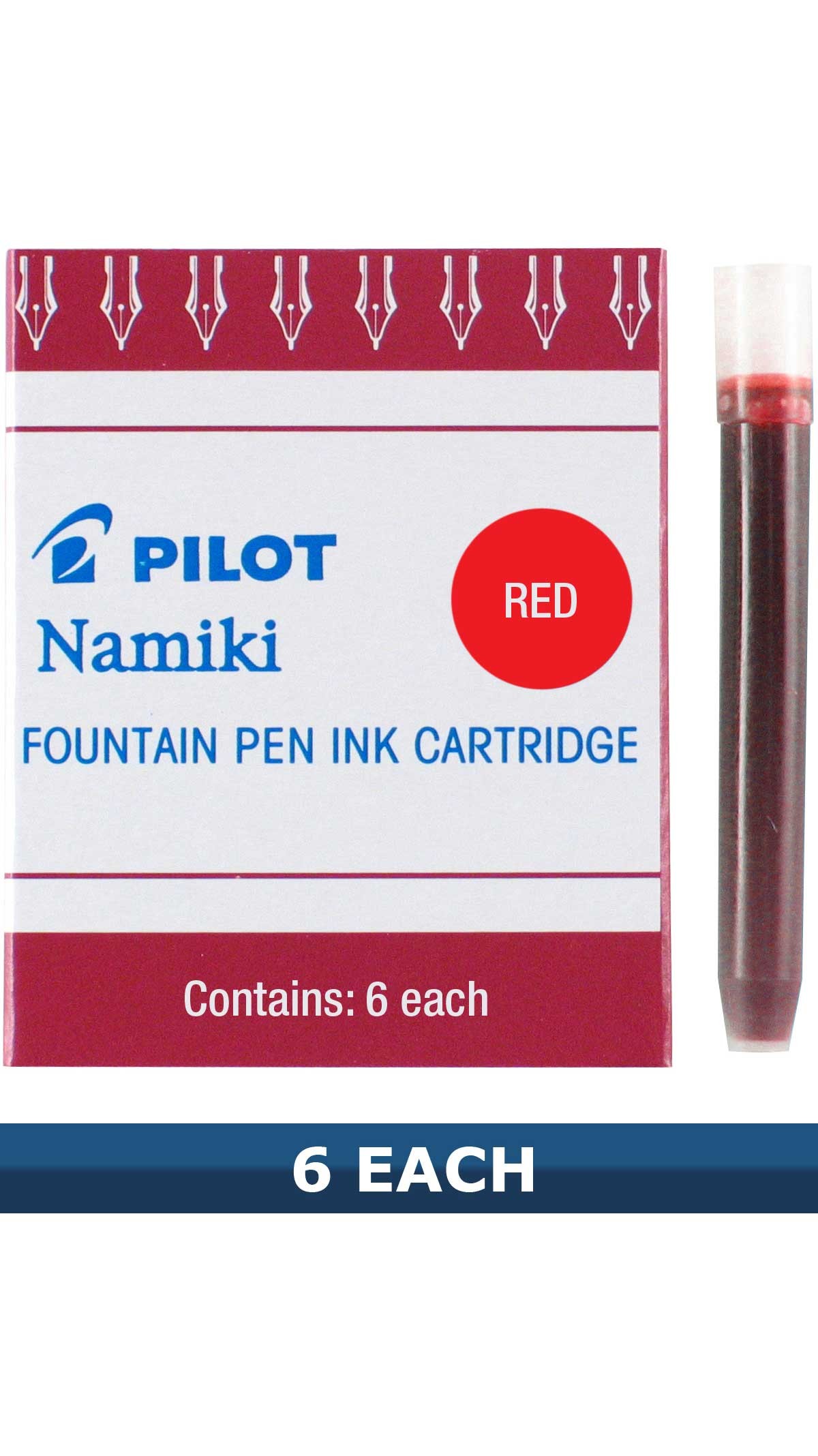 Pilot Namki Red Ink Cartridges