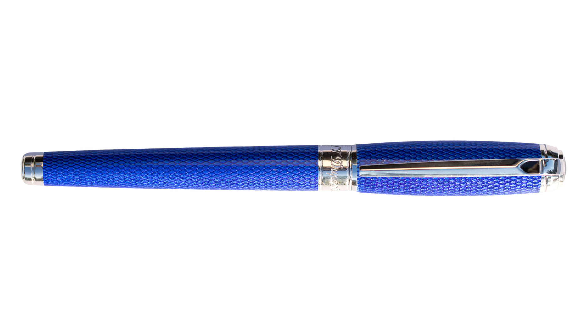 S.T. Dupont Line D Diamond Guilloche Sapphire Rollerball