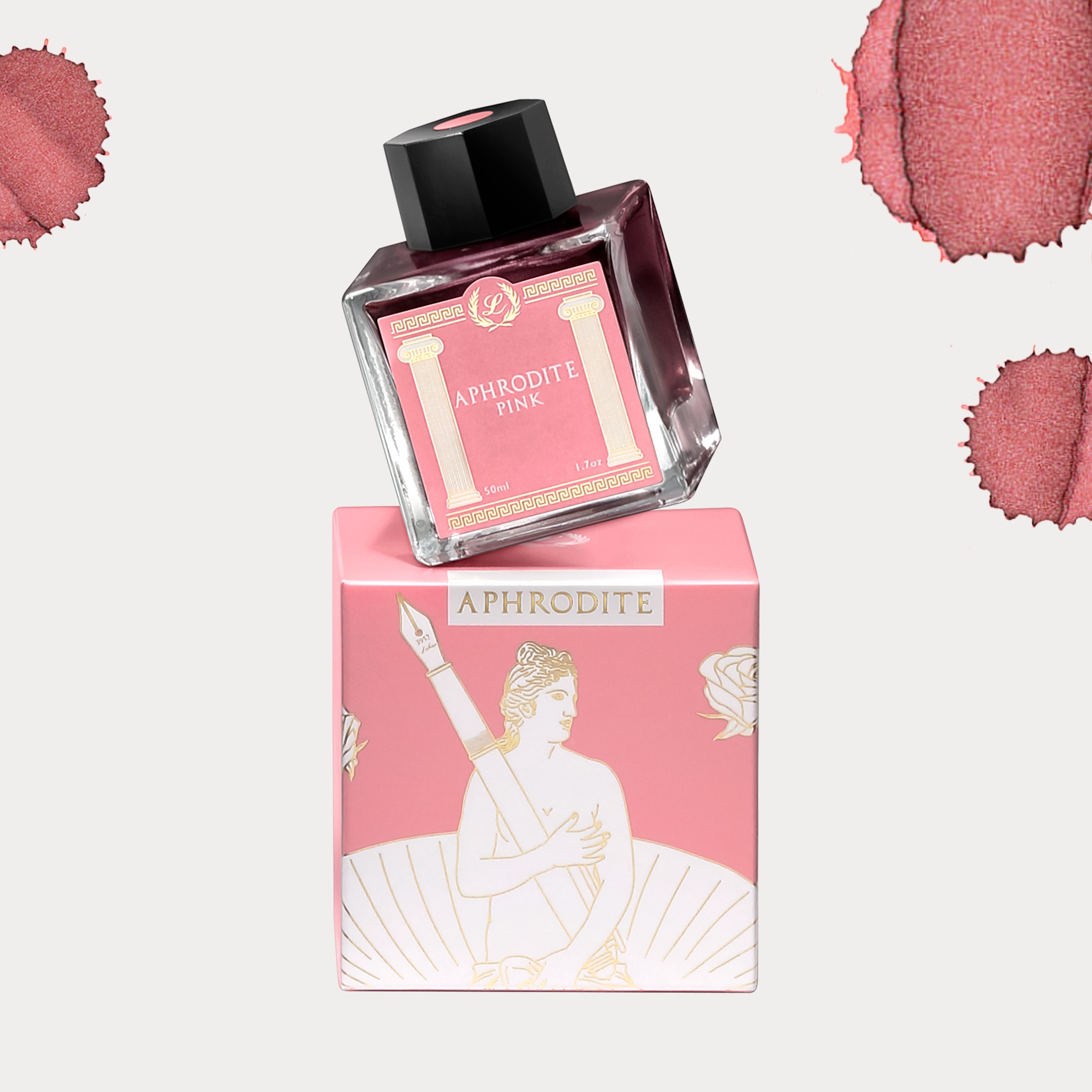 Laban Greek Mythology Aphrodite Pink Bottled Ink