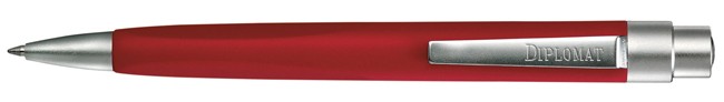 Diplomat Magnum Soft Touch Red Ballpoint Pen