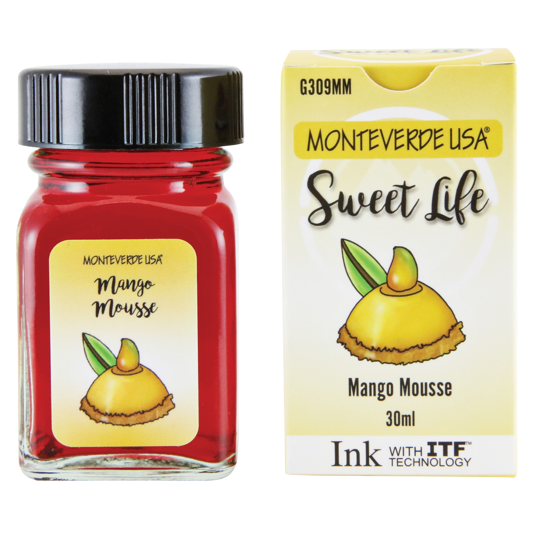 Monteverde Sweet Life Bottled Ink 30mL Mango Mousse