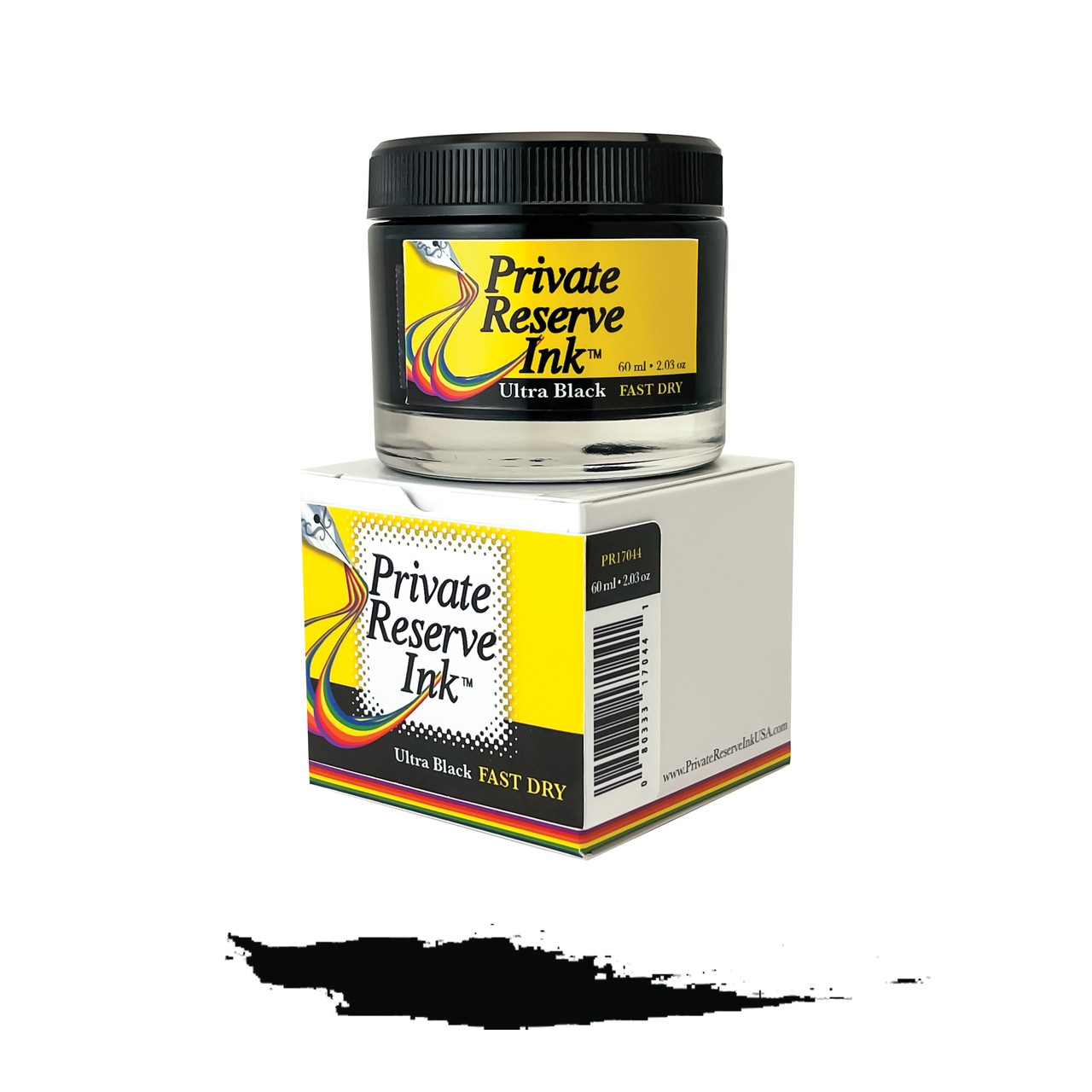 Private Reserve Bottled Ink Fast Dry Ultra Black
