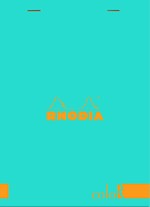 Rhodia ColoR Turquoise A5 Pad