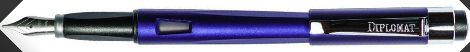 Diplomat Magnum Fountain Pen Indigo Blue
