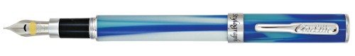 Conklin Stylograph Matte Fountain Pen Arctic Blue