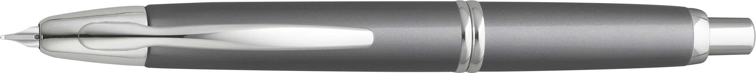 Pilot Vanishing Point Gun Metal Gray with Rhodium Accents Fountain Pen