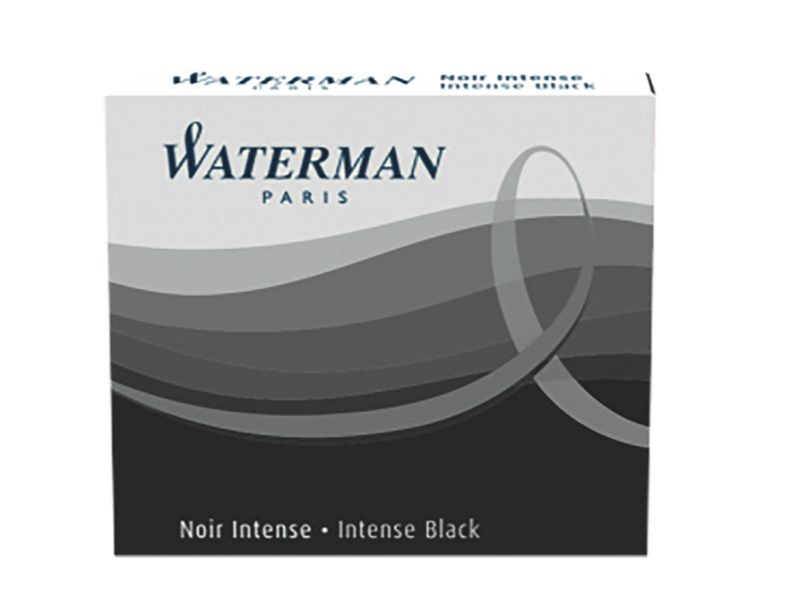 Waterman Black large size standard cartridges