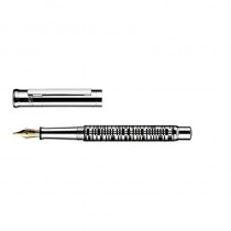 Otto Hutt Design 04 Code Platinum Plated Fountain Pen 18k Nib