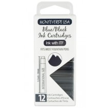 Monteverde Ink Cartridges Blue/Black