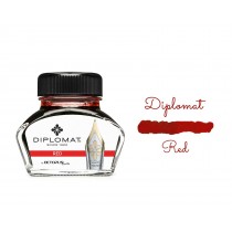 Diplomat Bottled Ink Red 30mL