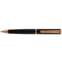 Monteverde Impressa Black and Rose Gold Trim Ballpoint Pen