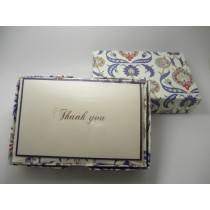 Rossi Stationery Thank You Cards Blue/Red