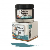 Private Reserve Pearlescent Bottled Ink Turquoise-Silver