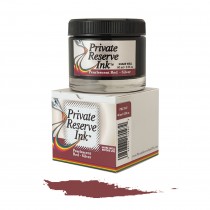Private Reserve Pearlescent Bottled Ink Red-Silver
