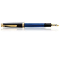 Pelikan Souverän M600 Black/Blue Fountain Pen
