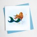 Quilling Card Mermaid BL995
