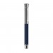 Otto Hutt Design 04 Midnight Blue Checkered Platinum Plated Fountain Pen 18k Nib