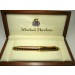 Michel Perchin Ribbed Red gold roller ball 