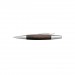 Faber-Castell E-Motion Dark Brown Wood And Polished Chrome Ballpoint