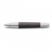 Faber-Castell E-Motion Black Wood And Polished Chrome Rollerball